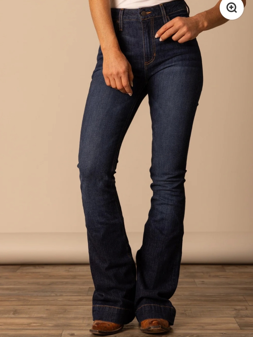 Kimes Ranch Jennifer Jeans High Rise Flare Dark Wash 000/32
